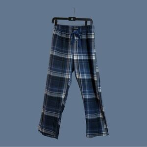 Lucky Brand Men’s Plaid Blue Sleepwear Drawstring Pants, Size M